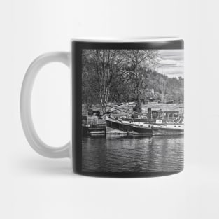 Vintage Boats On The Thames Mug